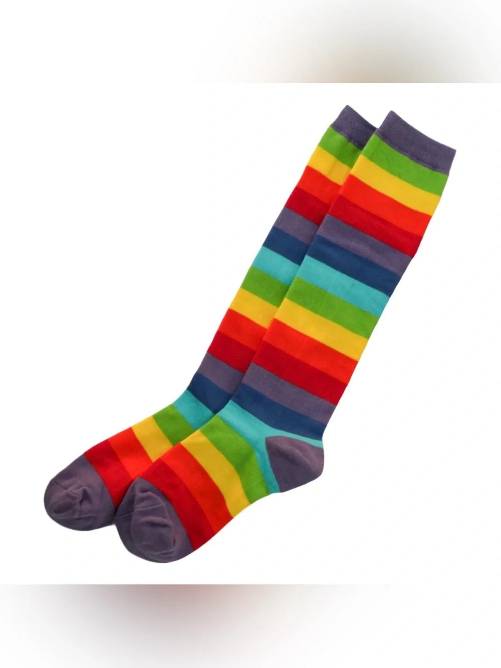 NEW Sock it To Me “Radiant Rainbow” Knee High - Shoe Size 5-10